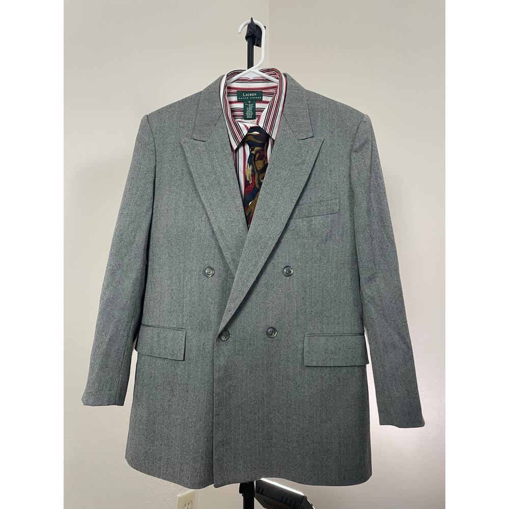 Valentino gray blazer size 38